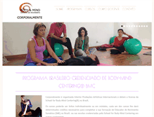 Tablet Screenshot of corporalmente.com.br